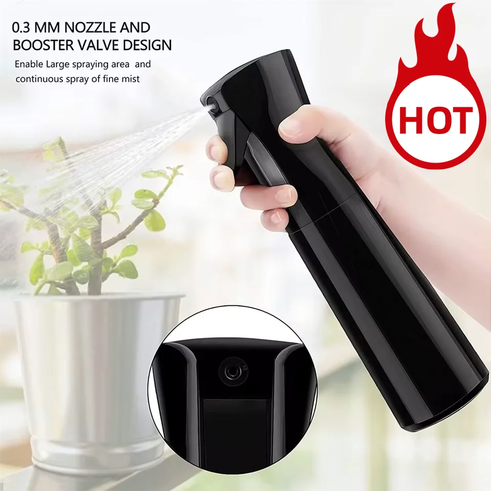 Continuous Mist Spray Bottle for Hair & Beauty