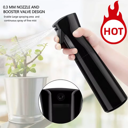 Continuous Mist Spray Bottle for Hair & Beauty
