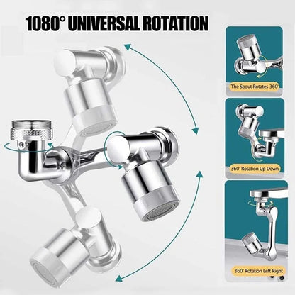 1080° Swivel Faucet Extender & Sprayer