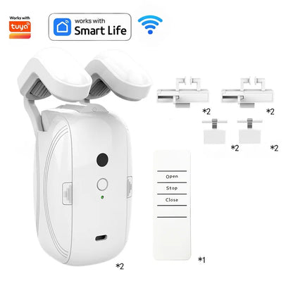 Smart Automatic Curtain Opener – WiFi, Bluetooth, App & Voice Control