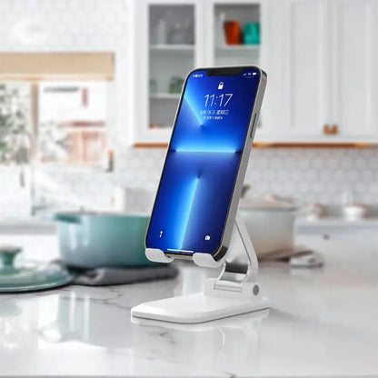 Foldable Phone & Tablet Stand – Adjustable Desktop Holder