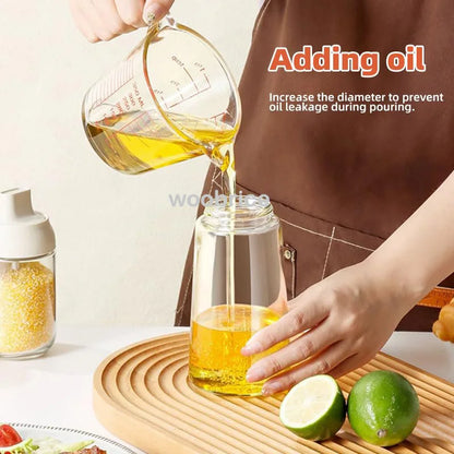 2-in-1 Oil Sprayer & Basting Brush – Oil Dispenser for Air Fryer, Grilling & Cooking