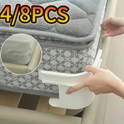 Bedsheet Corner Tightener Clips – Non-Slip Mattress Straps