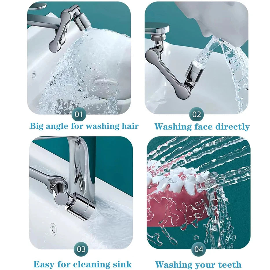 1080° Swivel Faucet Extender & Sprayer