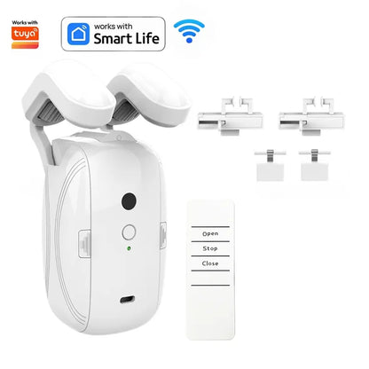 Smart Automatic Curtain Opener – WiFi, Bluetooth, App & Voice Control