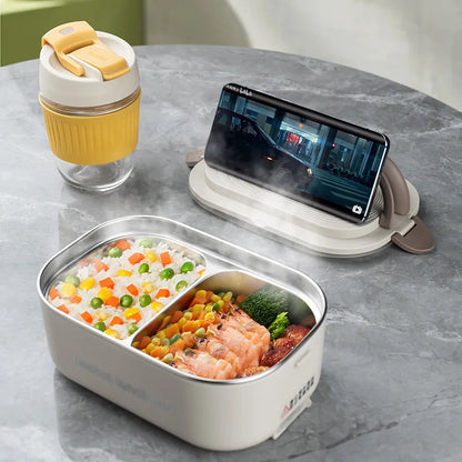 Electric Lunch Box – 1L Stainless Steel Food Warmer