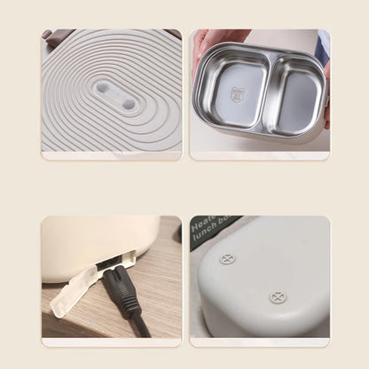 Electric Lunch Box – 1L Stainless Steel Food Warmer