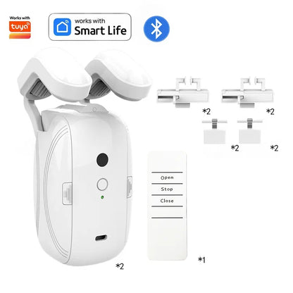 Smart Automatic Curtain Opener – WiFi, Bluetooth, App & Voice Control
