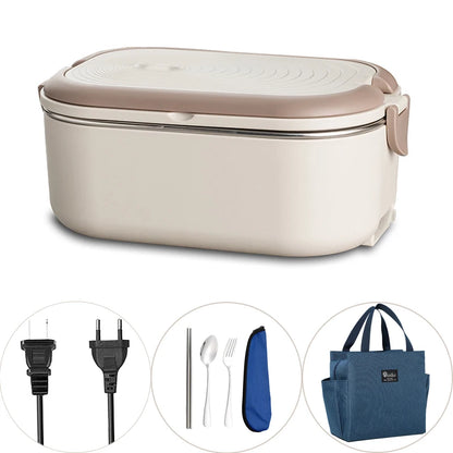 Electric Lunch Box – 1L Stainless Steel Food Warmer