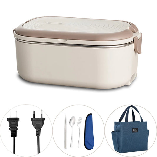 Electric Lunch Box – 1L Stainless Steel Food Warmer