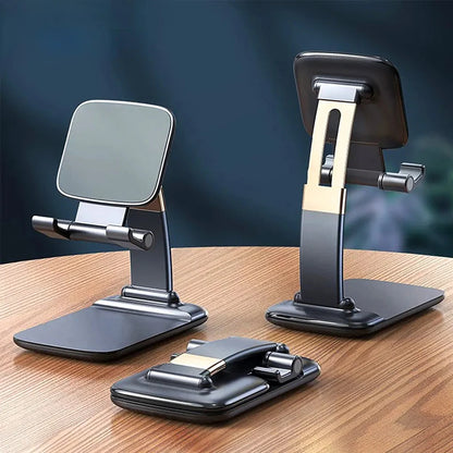 Foldable Phone & Tablet Stand – Adjustable Desktop Holder