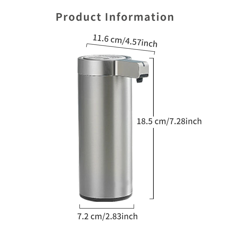 Automatic Sensor Soap Dispenser – 270ml Stainless Steel