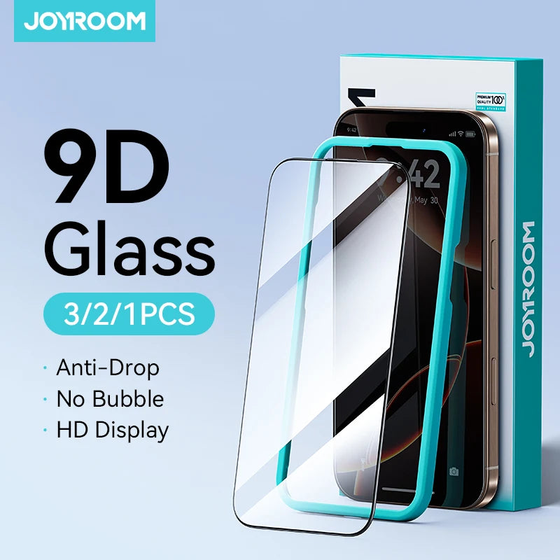 JOYROOM HD Tempered Glass Screen Protector – Full-Screen Protection for iPhone