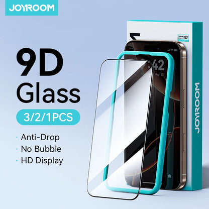 JOYROOM HD Tempered Glass Screen Protector – Full-Screen Protection for iPhone