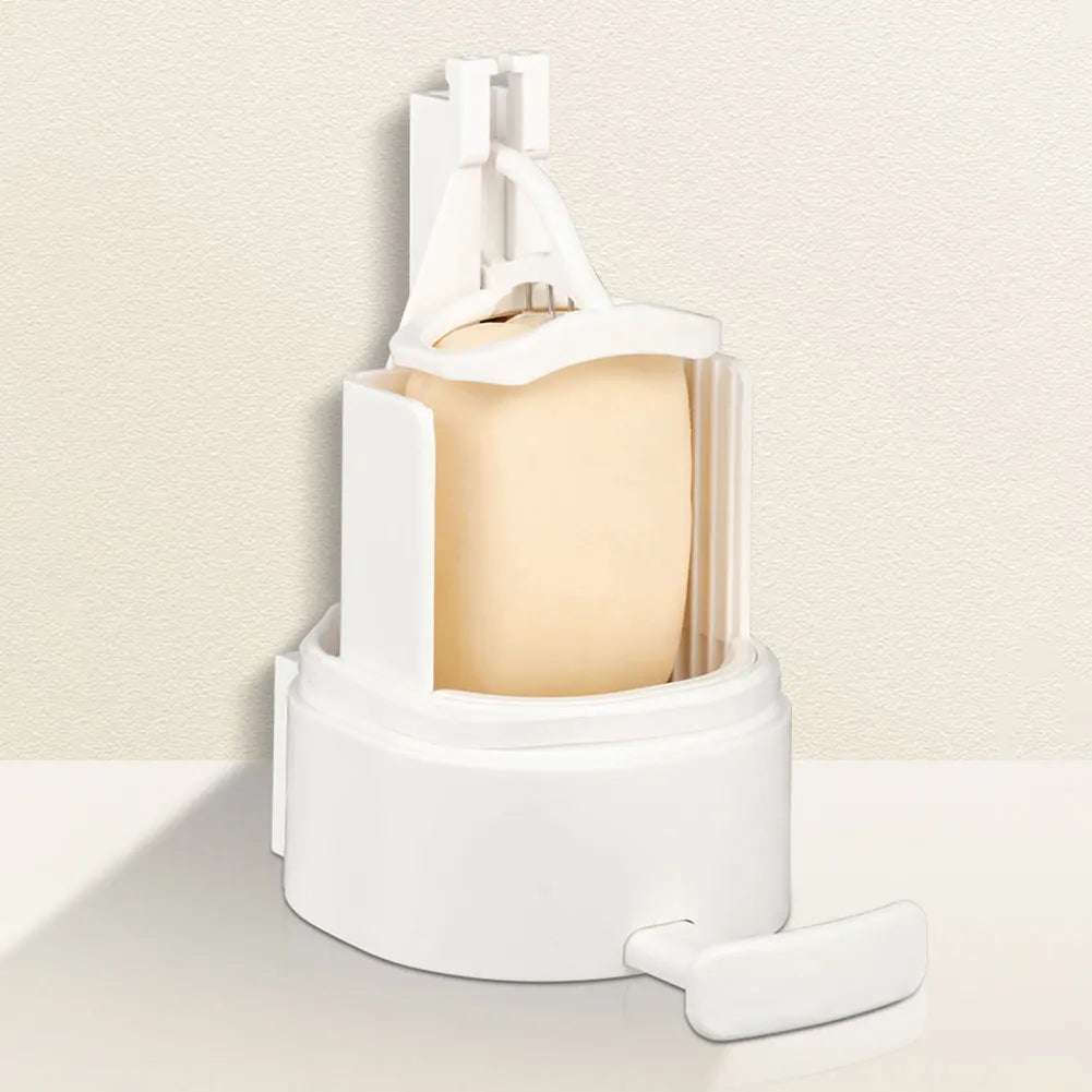 Wall-Mounted Bar Soap Grinder & Dispenser – Refillable Soap Shredder Holder