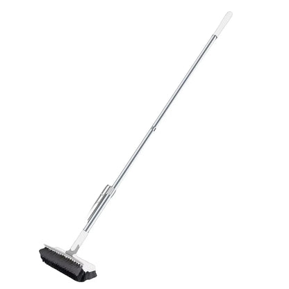 3-in-1 Floor Scrub Brush with 180° Rotating Long Handle