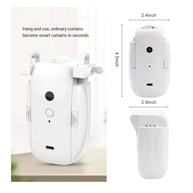 Smart Automatic Curtain Opener – WiFi, Bluetooth, App & Voice Control