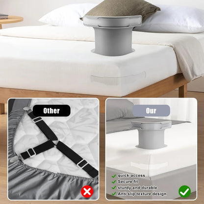 Bedsheet Corner Tightener Clips – Non-Slip Mattress Straps