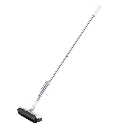 3-in-1 Floor Scrub Brush with 180° Rotating Long Handle